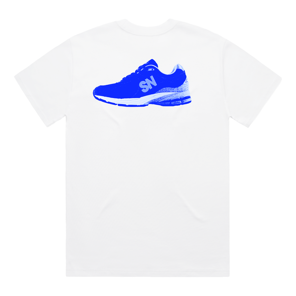 Family Matters Sneaker Print | White T-Shirt